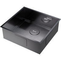 Кухонная мойка Omoikiri Kasen 48-26-INT-GM нерж. сталь/вороненая сталь 4997058