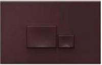 Клавиша смыва ISVEA Axis Piazza для унитаза  246*26*164  бордовый матовый 54MJ0112I