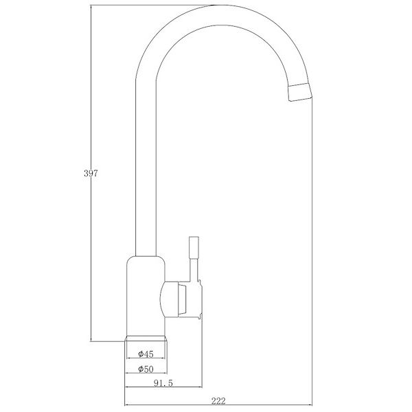 Смеситель для мойки ZorG Steel Hammer SH 5188 INOX