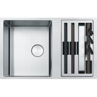 Кухонная мойка FRANKE 122.0579.553 из нержавеющей стали BWX 120-41-27 (вентиль-автомат в комплекте)