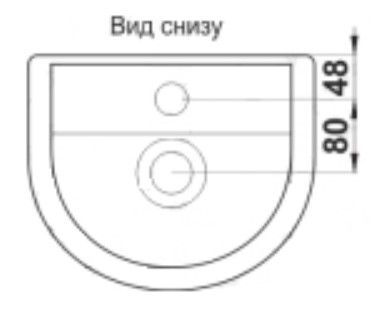 Раковина подвесная CeramaLux 7781