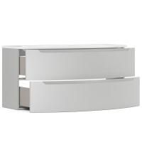 Тумба под умывальник Belux подвесная Ганновер 120-02, Silver