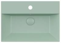 Раковина ISVEA SistemaZ Frame накладная 600*420*132 1 цвет мятно зеленый матовый 10SF50060SV-2T