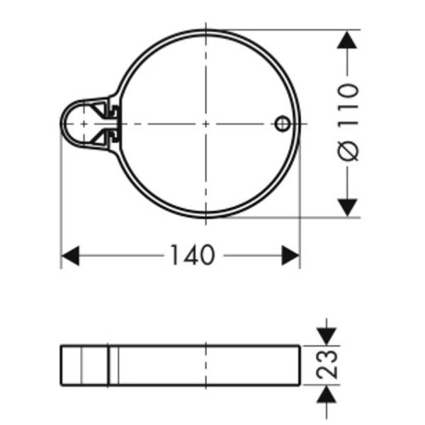 Мыльница Hansgrohe Croma 28678000