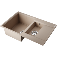 Кухонная мойка Omoikiri Daisen 78-2T-SA Tetogranit/бежевый 4993536