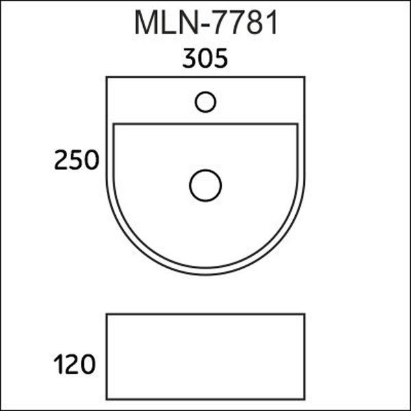 Раковина Melana MLN-7781