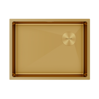 Мойка Paulmark NEXT-SKEW 58 UNI PM885844-BG 440х580х200 мм, нержавеющая сталь, брашированное золото