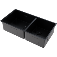 Кухонная мойка Omoikiri Taki 85-2-LB-U/IF Side-GB нерж. сталь/графит 4997039