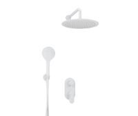 A85155 Встраиваемый комплект для душа WasserKRAFT с верхней душевой насадкой и лейкой