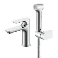 Смеситель для раковины с гигиеническим душем Raglo R03.12, хром