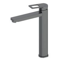 Смеситель для раковины высокий WONZON & WOGHAND, Темный графит (WW-88239010-BGM)