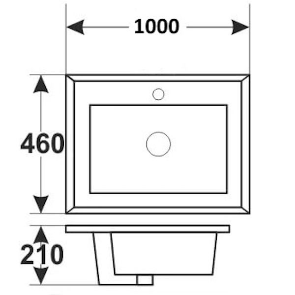 Раковина Melana MLN-F100