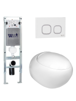 Комплект инсталляции с унитазом Weltwasser AMBERG 350 ST + JECKENBACH 004 GL-WT + AMBERG RD-WT