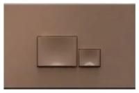 Клавиша смыва ISVEA Axis Piazza для унитаза  246*26*164  коричневый 54MJ0105I