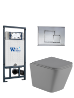 Комплект инсталляции с унитазом Weltwasser MARBERG 507 + GELBACH 041 MT-GR + MAR 507 SE CR