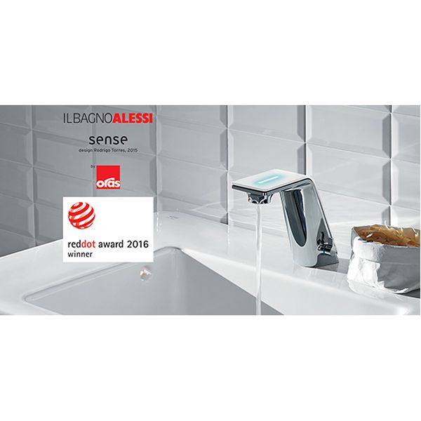 Смеситель для умывальника Oras Il Bagno Alessi One 8710F 6V батарейка сенсорный