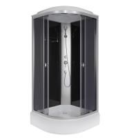 Душевая кабина Niagara Eco E90/26/TN (90х90х215) средний поддон(26см),стекло тонированное, 4 места