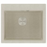 Мойка Paulmark KANTE 60 PM106052-BE 520х600х200 мм, IT-GRANIT, бежевый