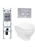 Унитаз с инсталляцией WeltWasser AMBERG 350 ST + ERLENBACH 004 GL-WT + AMBERG RD-CR