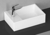 Раковина накладная ISVEA Purita 45L белый глянцевый, 10PL50045 прямоугольная 45см