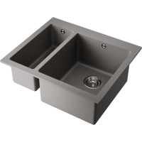 Кухонная мойка Omoikiri Bosen 59-2A-GR Artceramic/leningrad grey 4993822