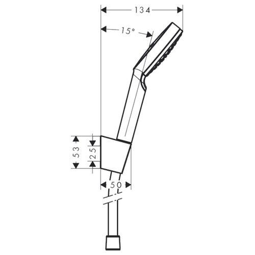 Душевой гарнитур Hansgrohe Crometta 1jet EcoSmart 26568400