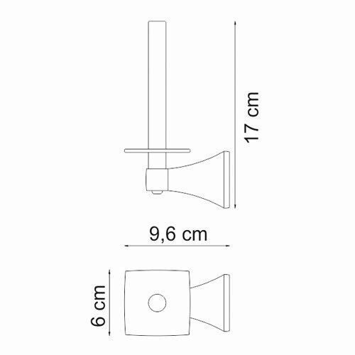 Держатель туалетной бумаги WasserKRAFT Wern K-2597