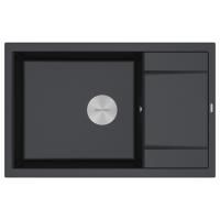 Мойка Paulmark FLUGEN 60 PM317850-BL 500х780х200 мм, IT-GRANIT, черный