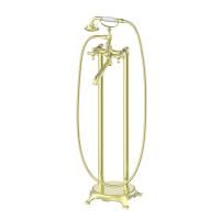 Смеситель для ванны напольного монтажа WONZON & WOGHAND, Глянцевое золото (WW-88649020-PG)