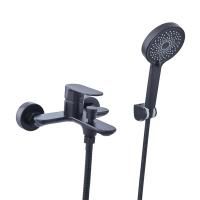 Смеситель для ванны FASHUN A3285-7, чёрный