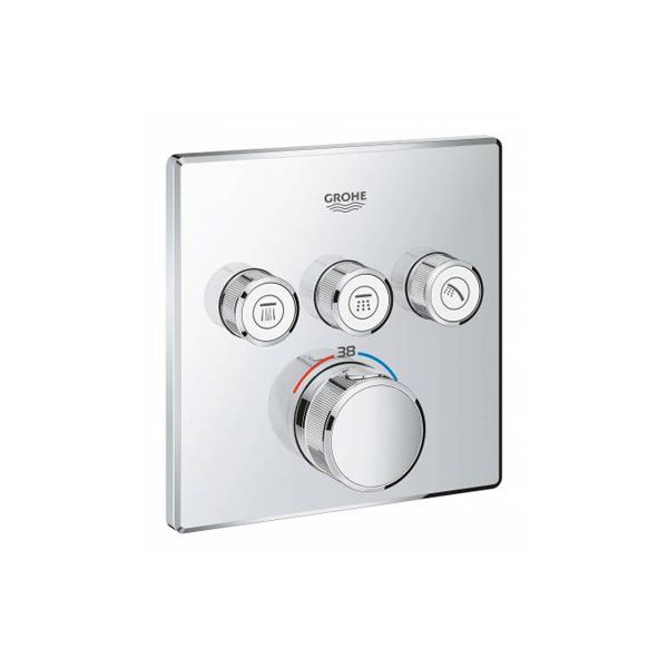 Смеситель скрытого монтажа Grohe Grohtherm SmartControl 29126000