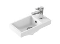 Раковина из сантехнического фарфора Taliente 40 см P-UM-COM40/1 мебельная цвет белый