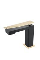 Смеситель для умывальника Boheme Q 141-BG-Q2 Black Gold