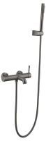 Смеситель для ванны с душем Boheme Uno 463-GM gun metall