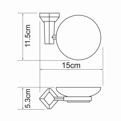 Мыльница WasserKRAFT Aller K-1129C