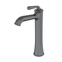 Смеситель для раковины высокий WONZON & WOGHAND, Темный графит (WW-88239008-BGM)