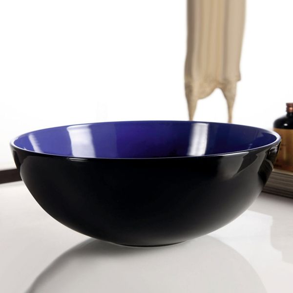 Раковина MELANA MLN-T4005-B18+B1 (черно-синяя)