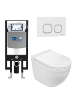 Комплект инсталляции с унитазом Weltwasser AMBERG 497 + HEIMBACH 043 GL-WT + AMBERG RD-WT