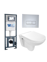 Комплект инсталляции с унитазом Weltwasser MARBERG 410 + BAARBACH 004 GL-WT + MAR 410 SE-CR