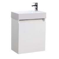 Тумба под умывальник Belux подвесной Темпо 50, белый глянцевый