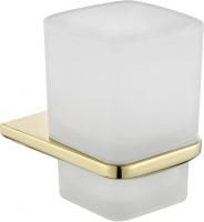 Настенный стакан одинарный Grocenberg AC0053 (Золото глянец)