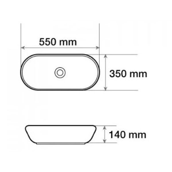 Раковина MELANA MLN-852
