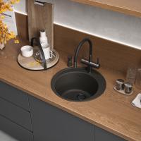Кухонная мойка Reflection Arena RF0148BL, черный