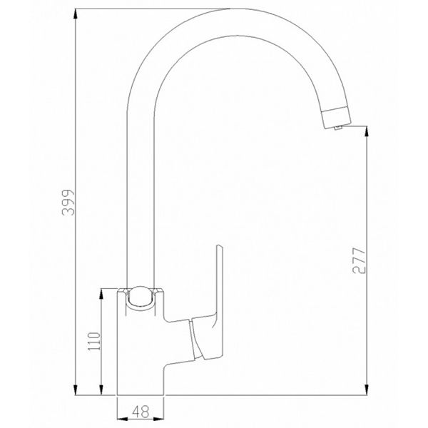 Смеситель для мойки ZorG Steel Hammer SH 901 хром