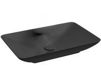 Раковина ISVEA SistemaY Clear накладная 600*377*127 цвет антрацит матовый 10SY50060SV-2C