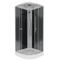 Душевая кабина Niagara Eco NG-4503-14 (80х80х215) низкий  поддон(13см),стекло мозаика,3 места