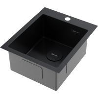 Кухонная мойка Omoikiri Akisame 41-GB нерж. сталь/графит 4997011