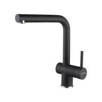 Смеситель для кухни Paulmark DOSSE Do214418-418, черный металлик