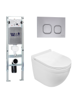 Комплект инсталляции с унитазом Weltwasser AMBERG 350 ST + HEIMBACH 043 GL-WT + AMBERG RD-CR