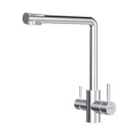 F85B05700 X-Joy S, Смеситель для кухни AM.PM с L-изливом с каналом для питьевой воды, хром